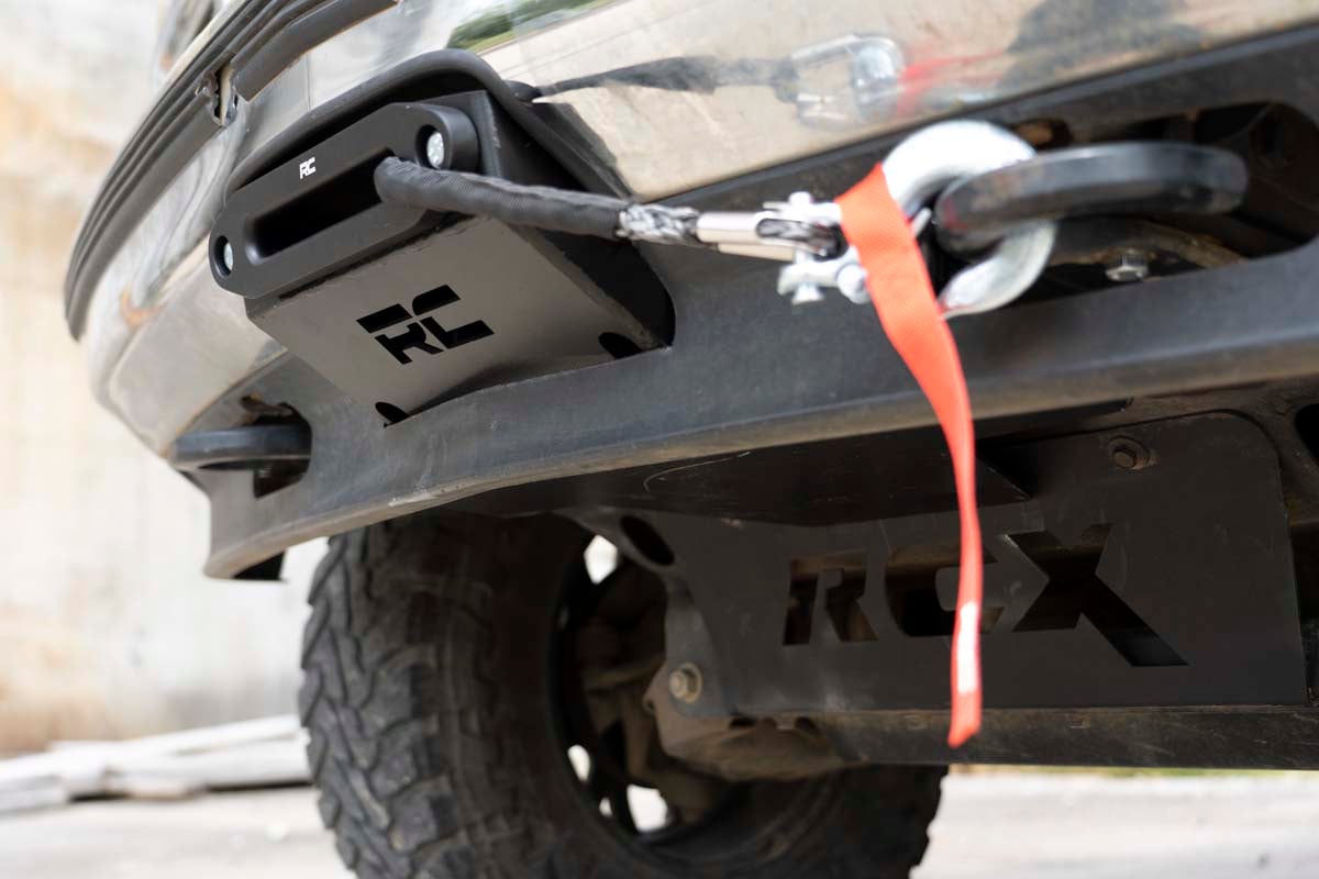Hidden Winch Mounting Plate Chevy C1500/K1500 Truck & SUV 4WD (1988-1999) Rough Country-4