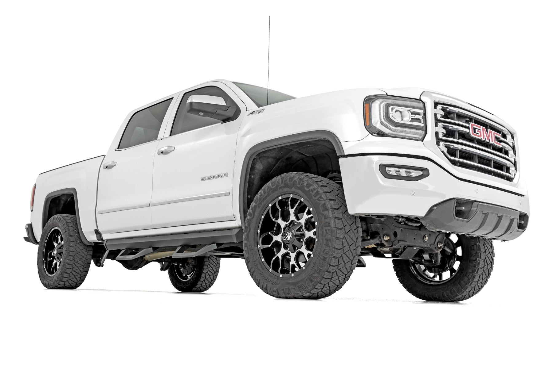 Rough Country SRX2 Adjustable Aluminum Step Crew Cab 07-18 Chevy/GMC 1500/2500HD/3500HD Rough Country