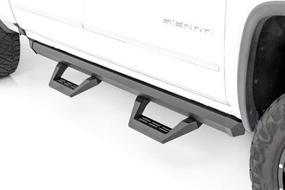 SRX2 Adj Aluminum Step Crew Cab Silverado/Sierra 1500/2500HD/3500HD (07-18 & Classic) Rough Country