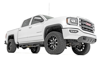 SRX2 Adj Aluminum Step Crew Cab Silverado/Sierra 1500/2500HD/3500HD (07-18 & Classic) Rough Country-1