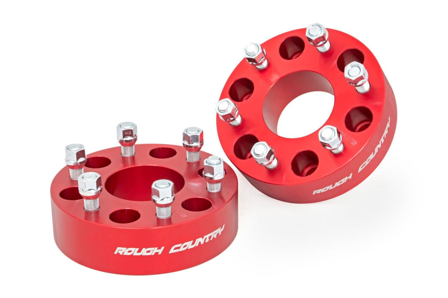 2 Inch Wheel Spacers | 6x5.5 | Red | Chevy/GMC 1500 Truck & SUV  Rough Country