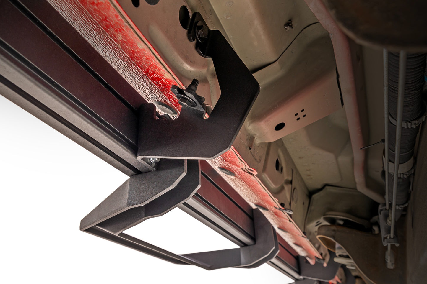 SRL2 Adj Aluminum Step Crew Cab Silverado/Sierra 1500/2500HD/3500HD (07-18 & Classic) Rough Country-3