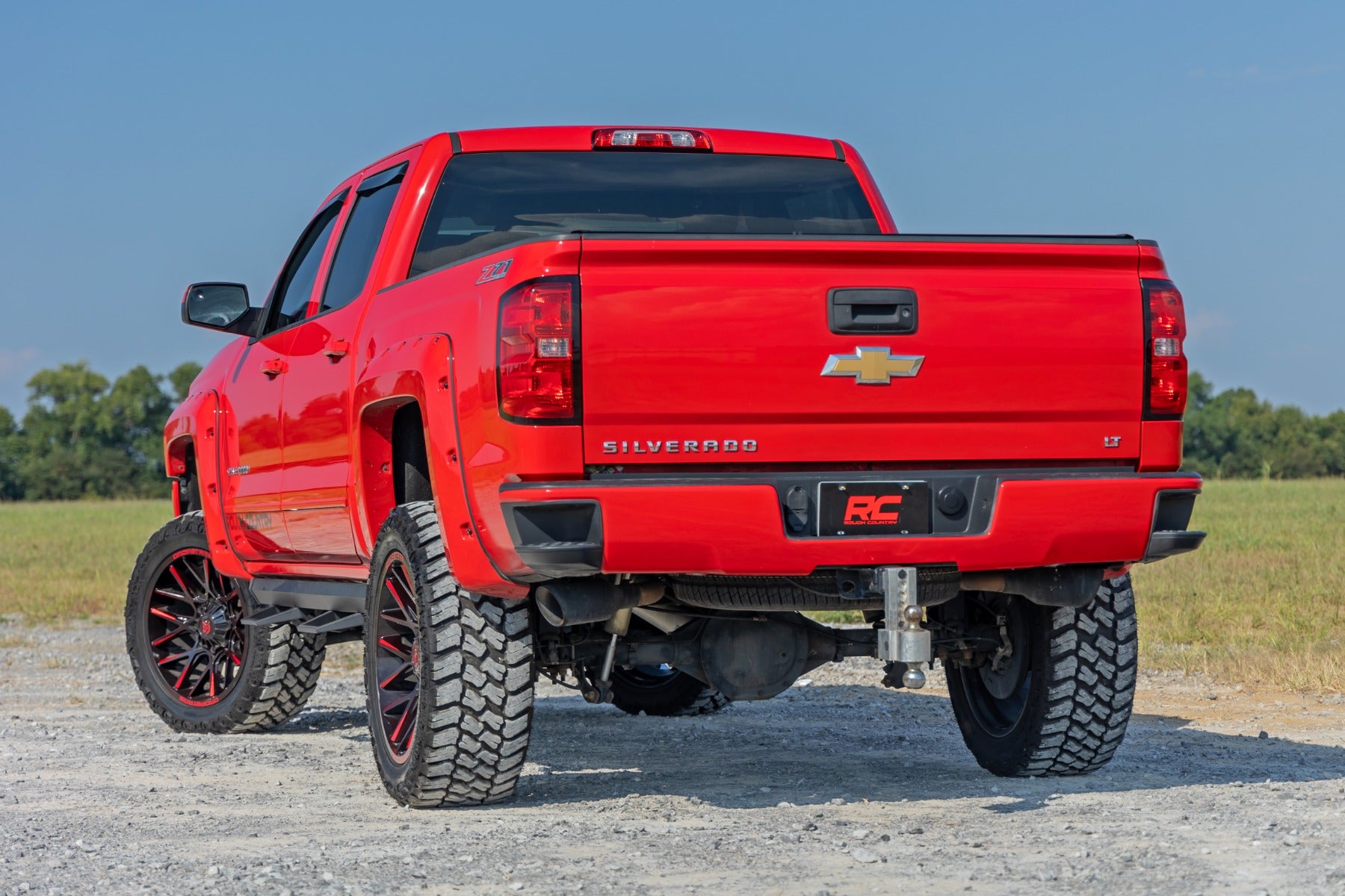 SRL2 Adj Aluminum Step Crew Cab Silverado/Sierra 1500/2500HD/3500HD (07-18 & Classic) Rough Country-4