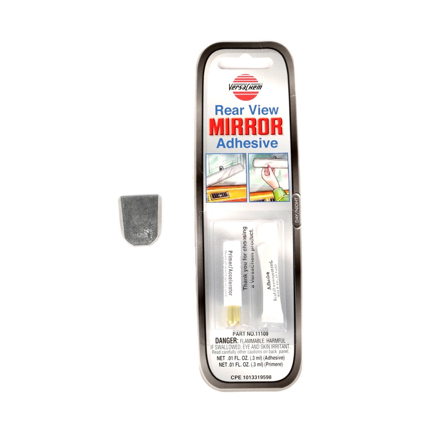 Rear View Mirror Mounting Kit Includes 2 Buttons/Adhesive Interior OMIX