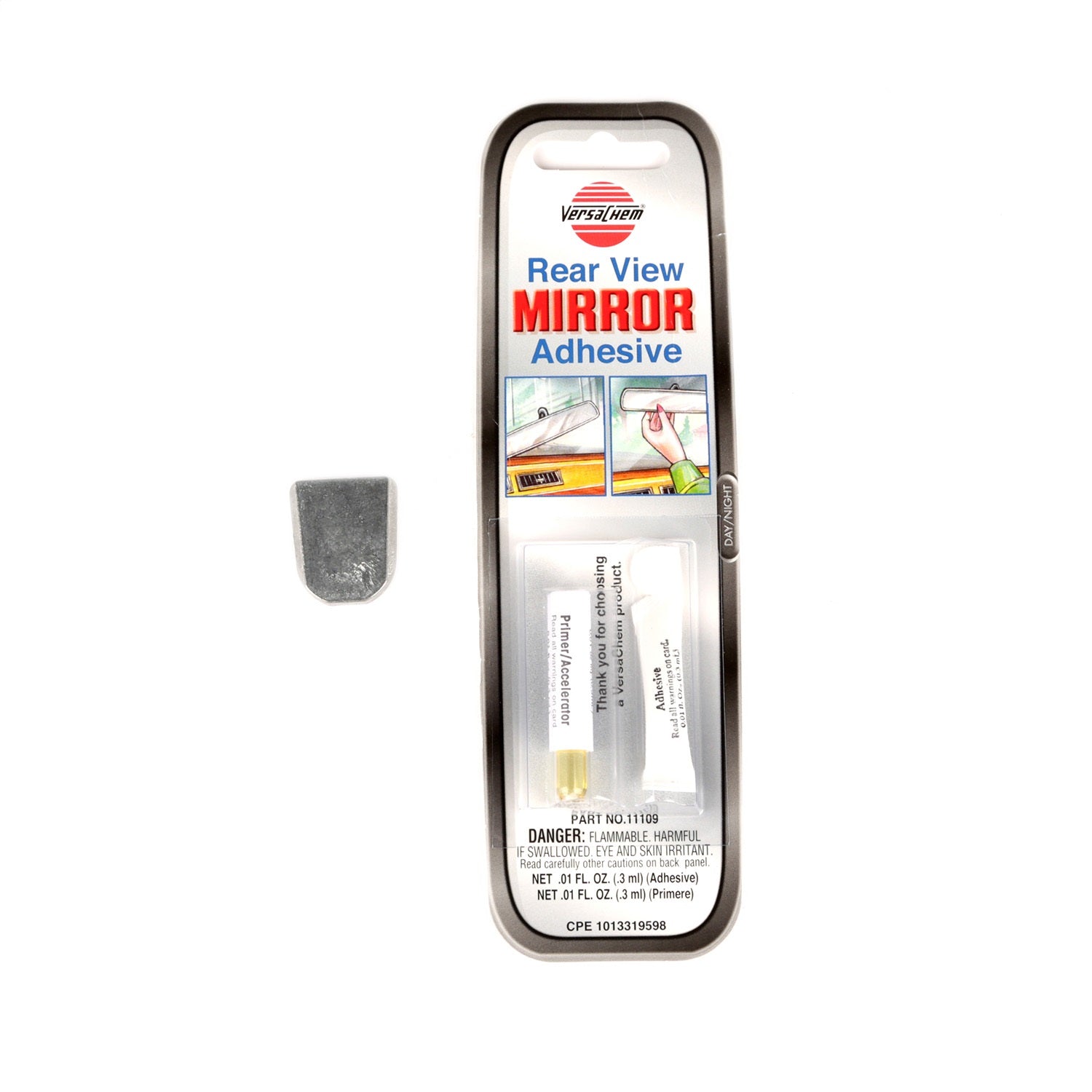 Rear View Mirror Mounting Kit Includes 2 Buttons/Adhesive Interior OMIX