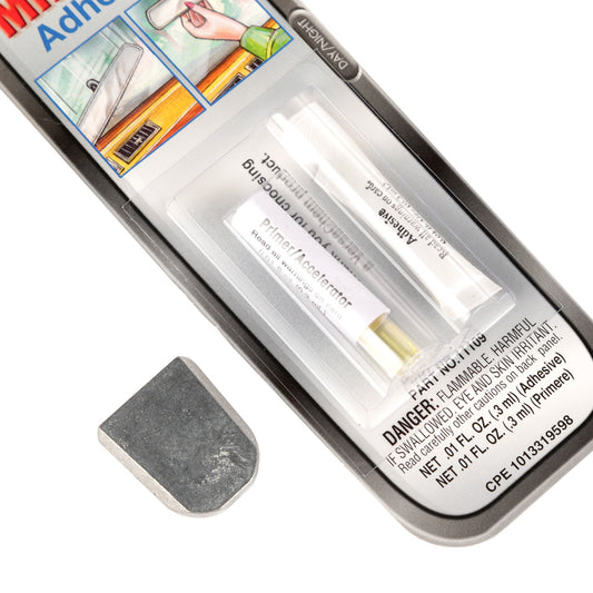 Rear View Mirror Mounting Kit Includes 2 Buttons/Adhesive Interior OMIX-1