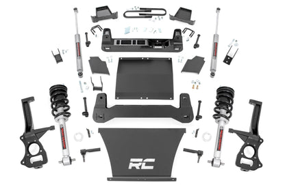 4 Inch Lift Kit AT4/Trailboss N3 Struts Silverado/Sierra 1500 (25-26) Rough Country