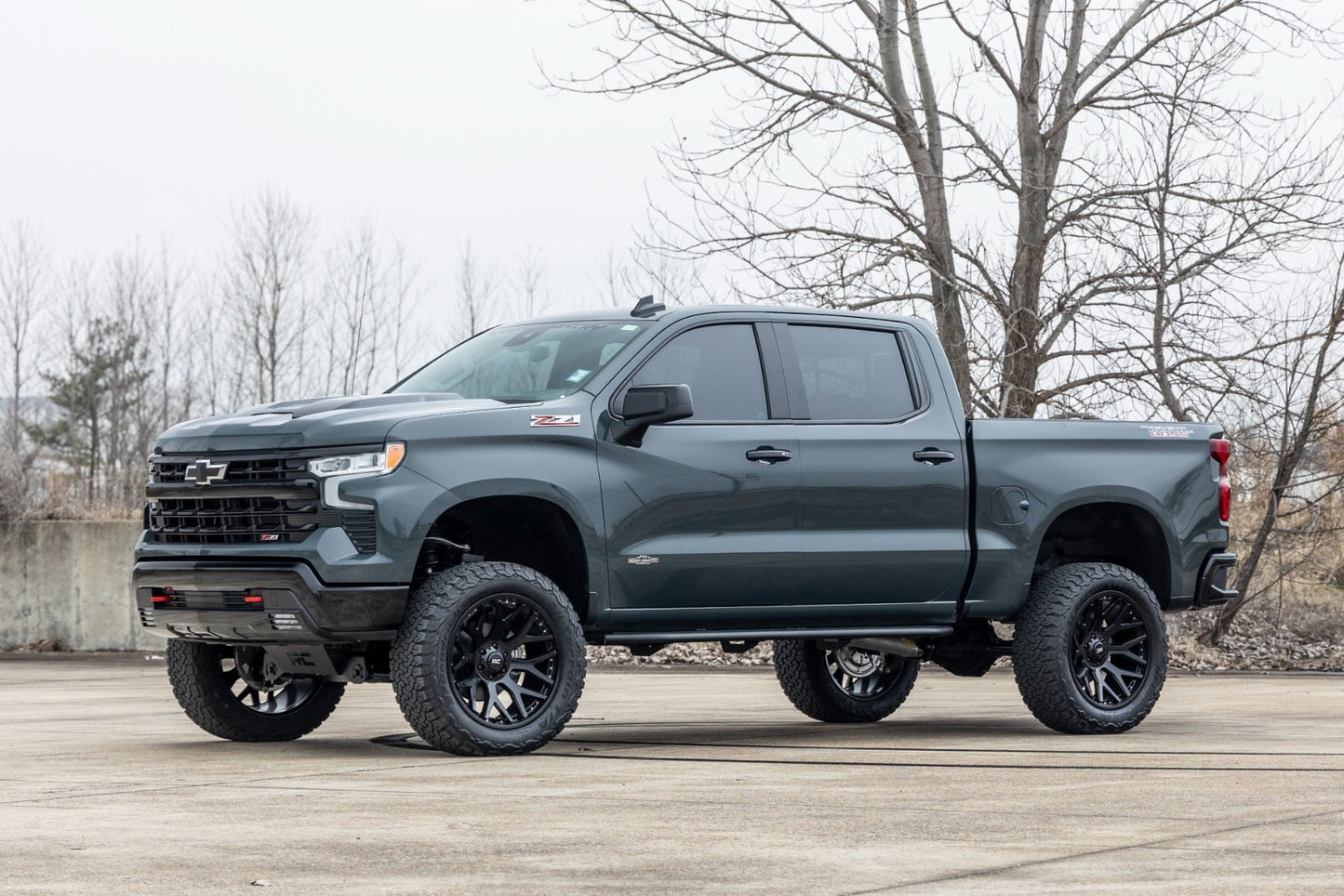 4 Inch Lift Kit AT4/Trailboss N3 Struts Silverado/Sierra 1500 (25-26) Rough Country-3