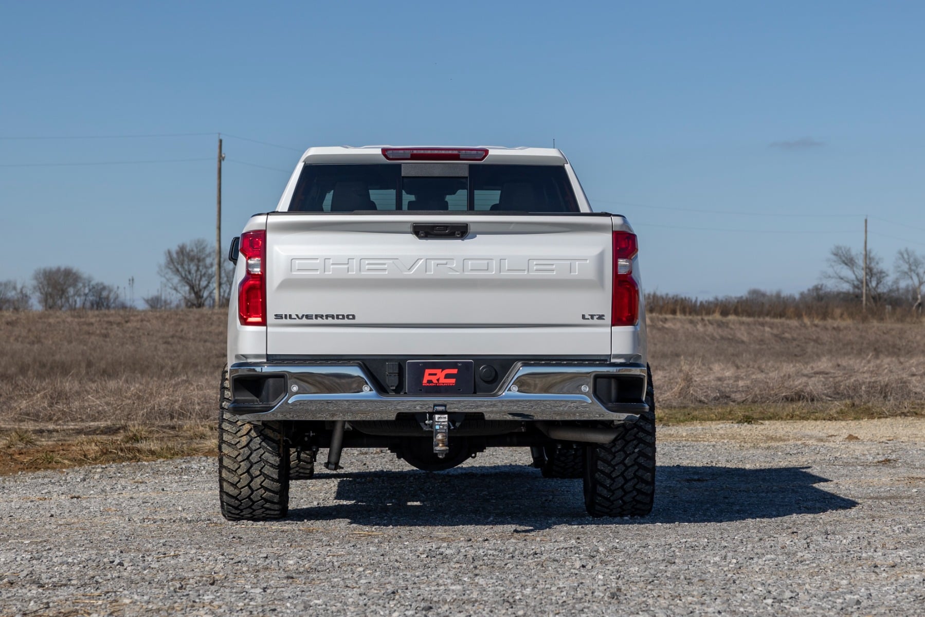 3.5 Inch Lift Kit Vertex/V2 Red Chevy Silverado 1500 2WD/4WD (2025-2026) Rough Country-4