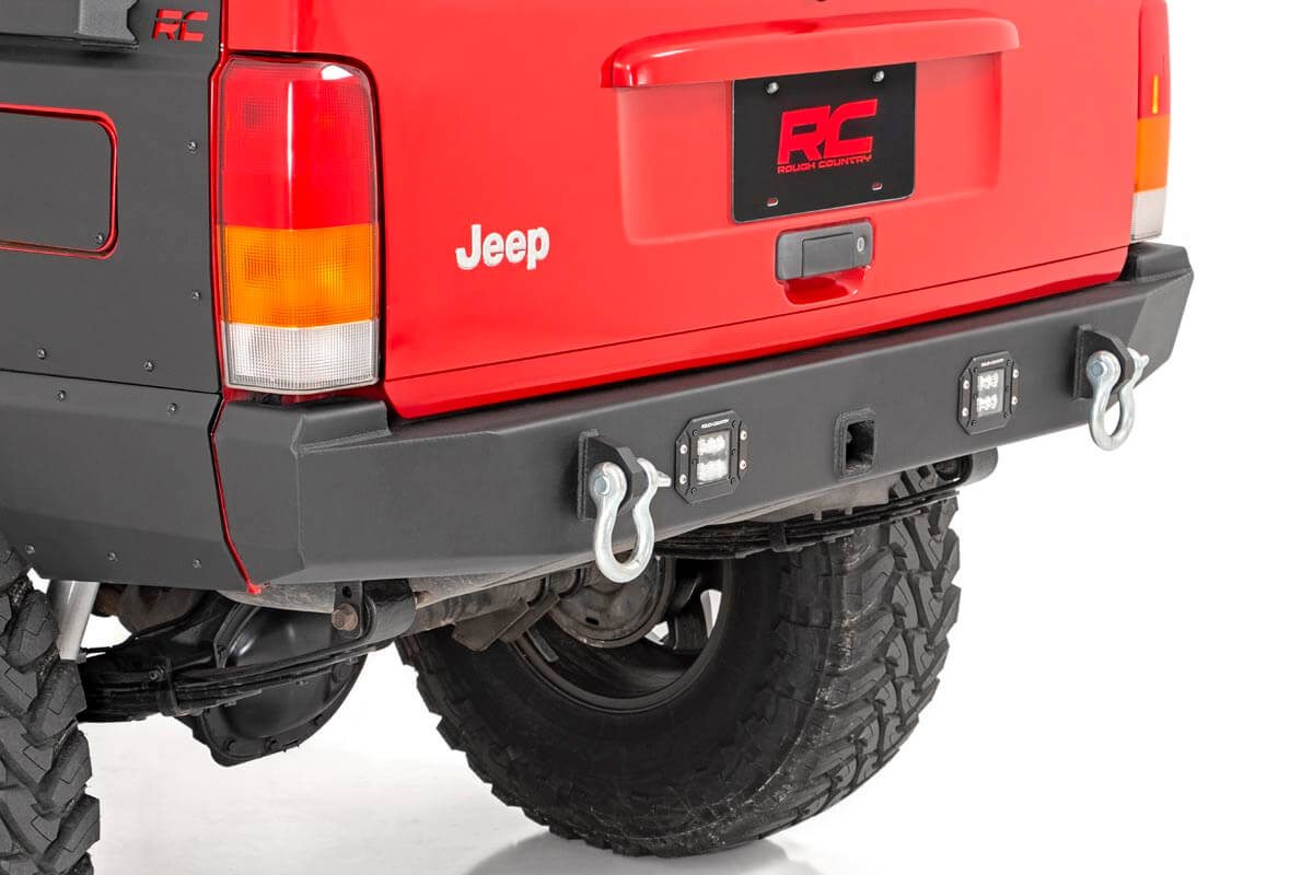 Rough Country Jeep Rear LED Bumper 84-01 Cherokee XJ Rough Country