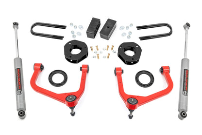 3.5 Inch Lift Kit Red GMC Sierra 1500 2WD/4WD (2025-2026) Rough Country