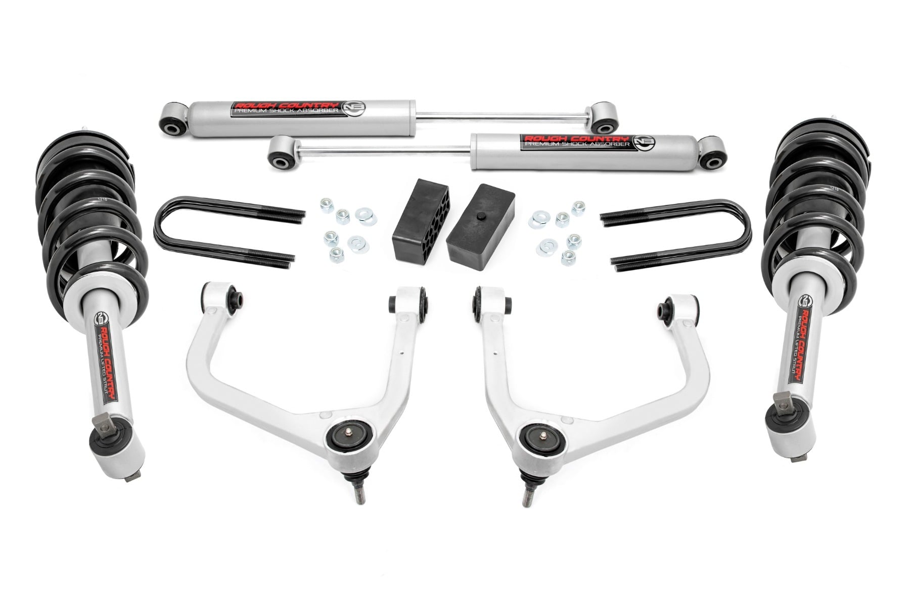 3.5 Inch Lift Kit N3 Struts GMC Sierra 1500 2WD/4WD (2025-2026) Rough Country