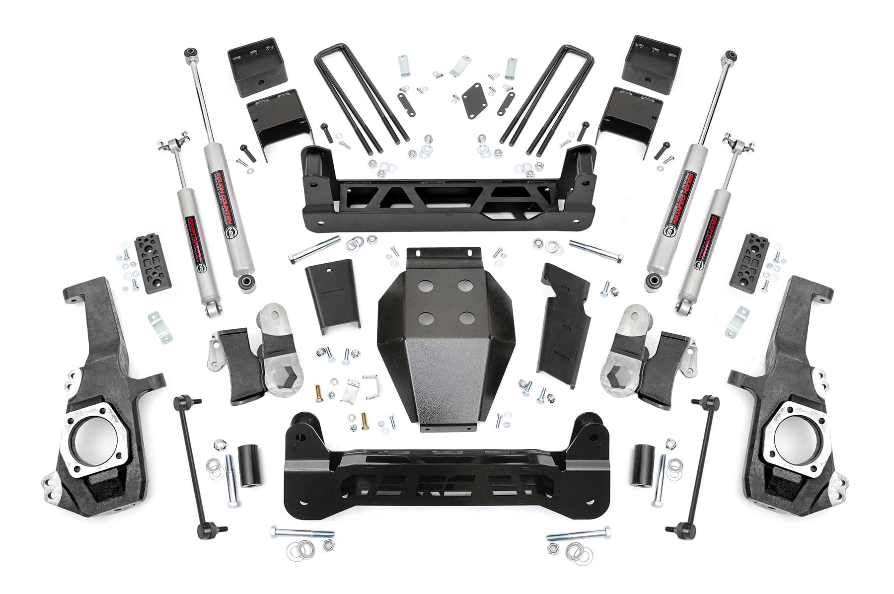 5 Inch Lift Kit NTD w/ Overloads Silverado/Sierra 2500HD/3500HD (20-26) Rough Country