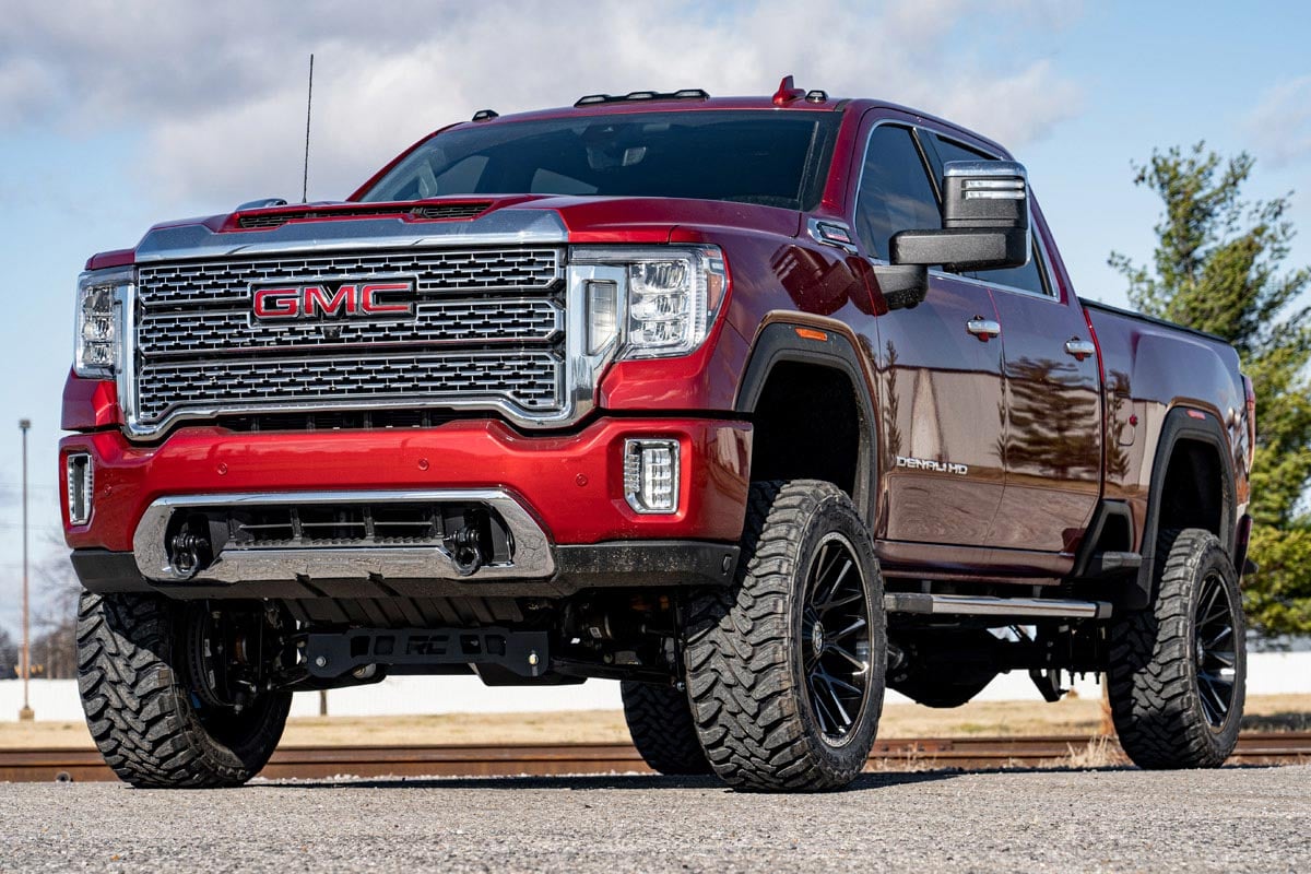 5 Inch Lift Kit NTD w/ Overloads Silverado/Sierra 2500HD/3500HD (20-26) Rough Country-3