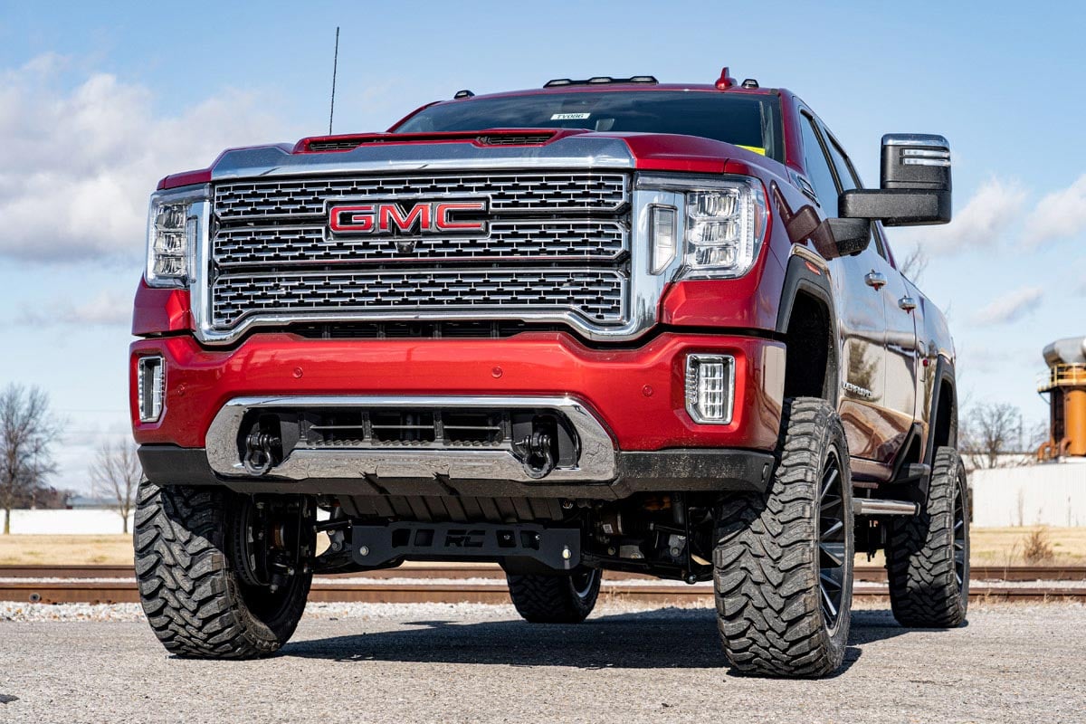 5 Inch Lift Kit NTD w/ Overloads Silverado/Sierra 2500HD/3500HD (20-26) Rough Country-4