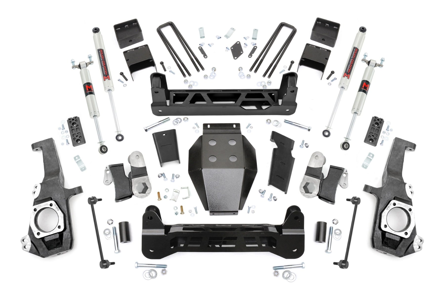 5 Inch Lift Kit NTD M1 w/ Overloads Silverado/Sierra 2500HD/3500HD (20-26) Rough Country