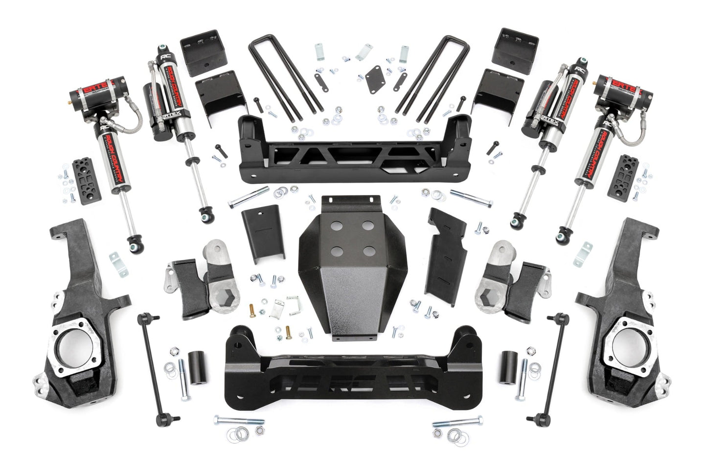 5 Inch Lift Kit NTD Vertex Shocks w/ Overloads Silverado/Sierra 2500HD/3500HD (20-26) Rough Country