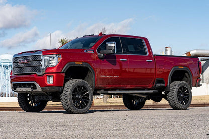 5 Inch Lift Kit NTD Vertex Shocks w/ Overloads Silverado/Sierra 2500HD/3500HD (20-26) Rough Country-2