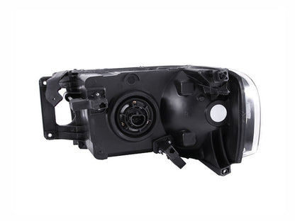 Headlight Set Crystal Clear Lens Black Housing Pair Dodge Ram 1500 2002-2005, 2500/3500 2003-2005 AnzoUSA-1