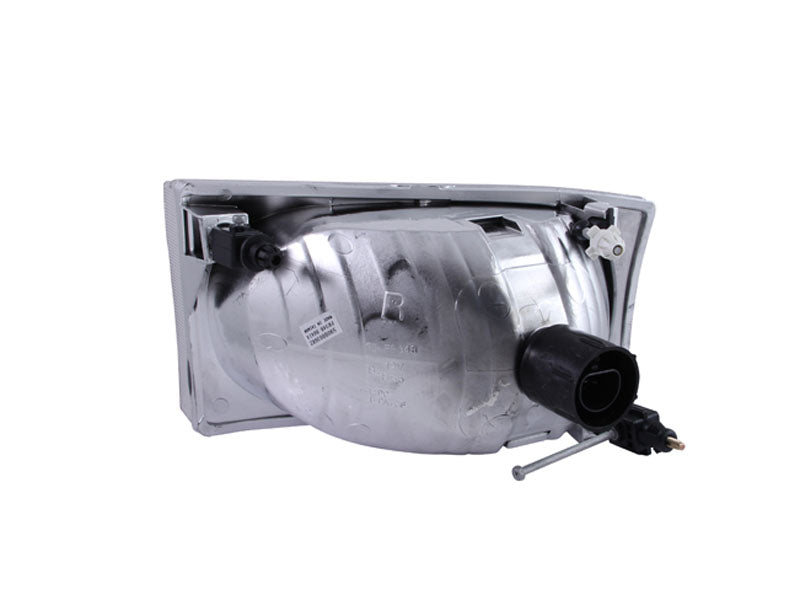 Headlight Set Crystal Clear Lens Chrome Housing Pair Not For Use W/Sealed Beam Headlights Ford Excursion 2000-2004, Ford F-250/F-350/F-450/F-550 Super Duty 1999-2004 AnzoUSA-1