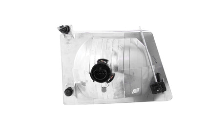 Headlight Set Crystal Clear Lens Chrome Housing Pair Not For Use W/Sealed Beam Headlights 1992-2007 Does Not Fit Models With Sealed Beam Headlights Ford Trucks/SUVs 1992-2007 AnzoUSA-1