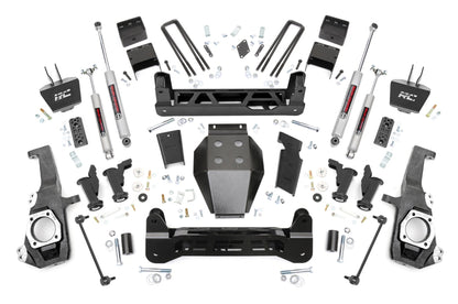5 Inch Lift Kit Torsion Drop w/ Overloads Silverado/Sierra 2500HD/3500HD (20-26) Rough Country