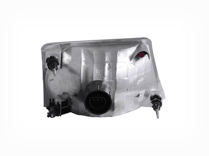 Headlight Set Crystal Clear Lens Chrome Housing Pair Ford Ranger 1998-2000 AnzoUSA-1