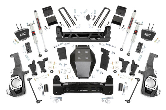 5 Inch Lift Kit Torsion Drop M1 w/ Overloads Silverado/Sierra 2500HD/3500HD (20-26) Rough Country