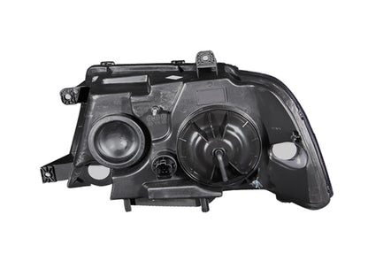 Headlight Set Crystal Clear Lens Black Housing Pair For Use W/Non HID Models Only Lincoln Navigator 2003-2006 AnzoUSA-1