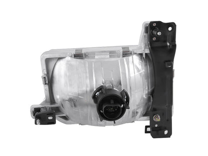 Headlight Set Crystal Clear Lens Chrome Housing Pair Not For Use W/Sealed Beam Models Does Not Fit Models With Sealed Beam Headlights Nissan D21 1988-1989, Nissan Pathfinder 1987-1995 AnzoUSA-1