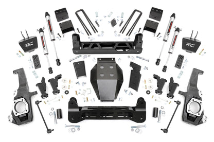 5 Inch Lift Kit Torsion Drop V2 w/ Overloads Silverado/Sierra 2500HD/3500HD (20-26) Rough Country