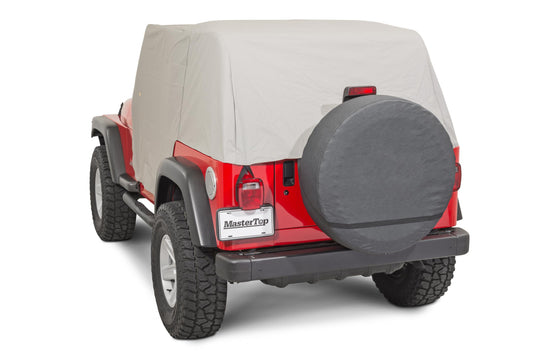 Jeep TJ Full Door Cab Cover For 92-06 Jeep Wrangler TJ Gray Denim MasterTop-1