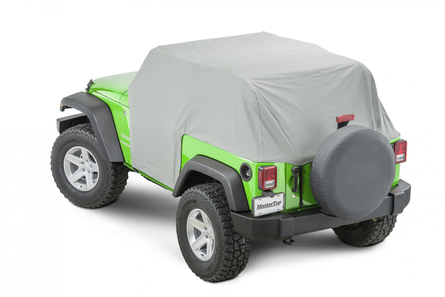 Jeep JK Full Door Cab Cover For 07-18 Jeep JK Wrangler Gray Denim MasterTop-5