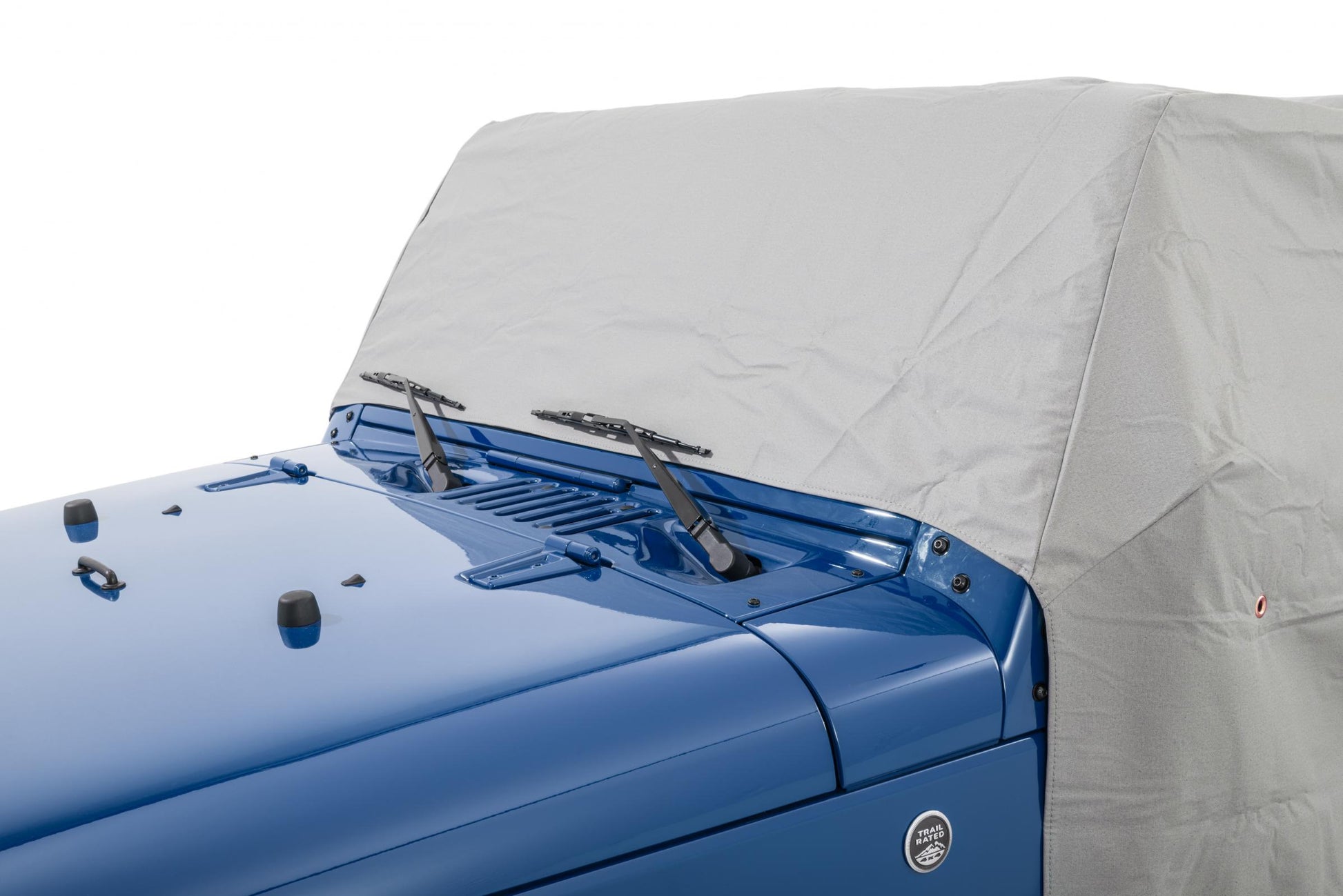 Jeep JK Full Door Cab Cover For 07-18 Jeep JK Wrangler Gray Denim MasterTop-2
