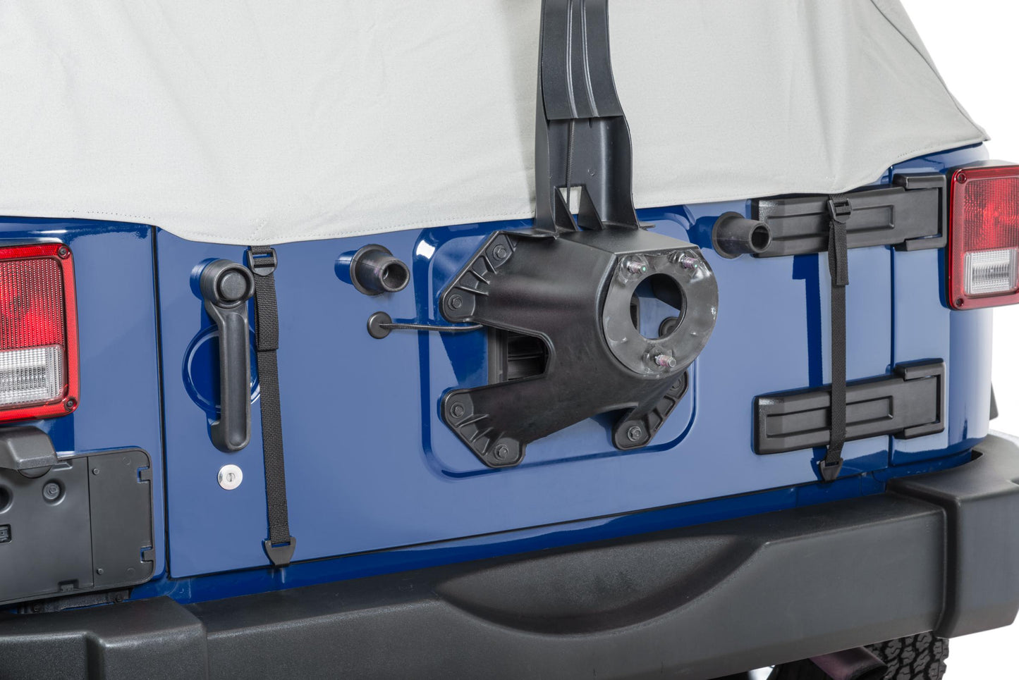 Jeep JK Full Door Cab Cover For 07-18 Jeep JK Wrangler Gray Denim MasterTop-3