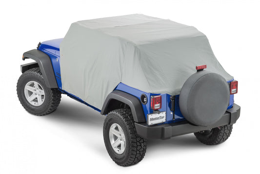Jeep JK Full Door Cab Cover For 07-18 Jeep JK Wrangler Gray Denim MasterTop