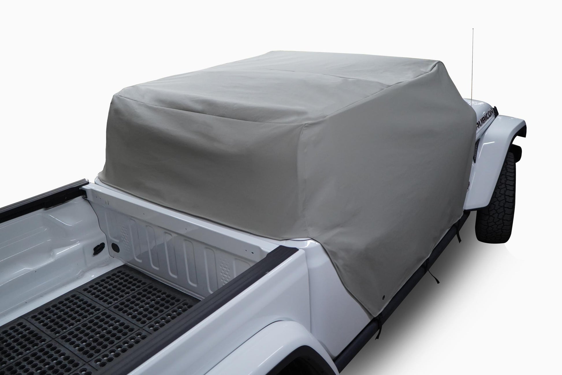 Jeep JL Cab Cover Gray Denim For 18-2024 Wrangler JL 2 Dr All Hardware Removed MasterTop-1