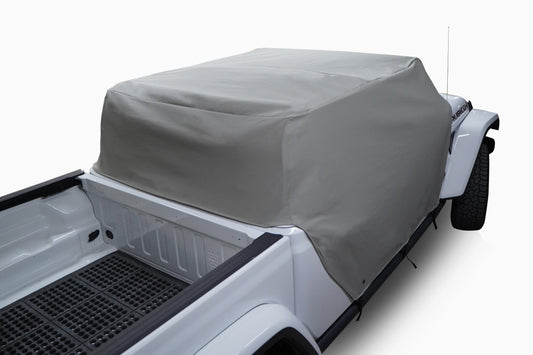 Jeep JL Cab Cover Gray Denim For 18-2024 Wrangler JL 2 Dr All Hardware Removed MasterTop-1