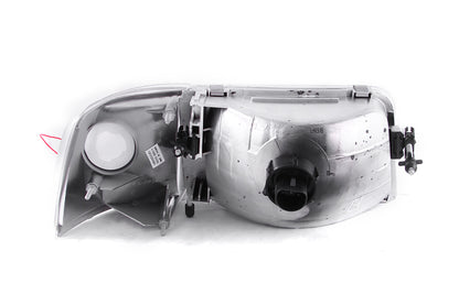 Headlight Set Crystal Clear Lens Chrome Housing W/Corner Lights Pair Ford Ranger 1993-1997 AnzoUSA-1