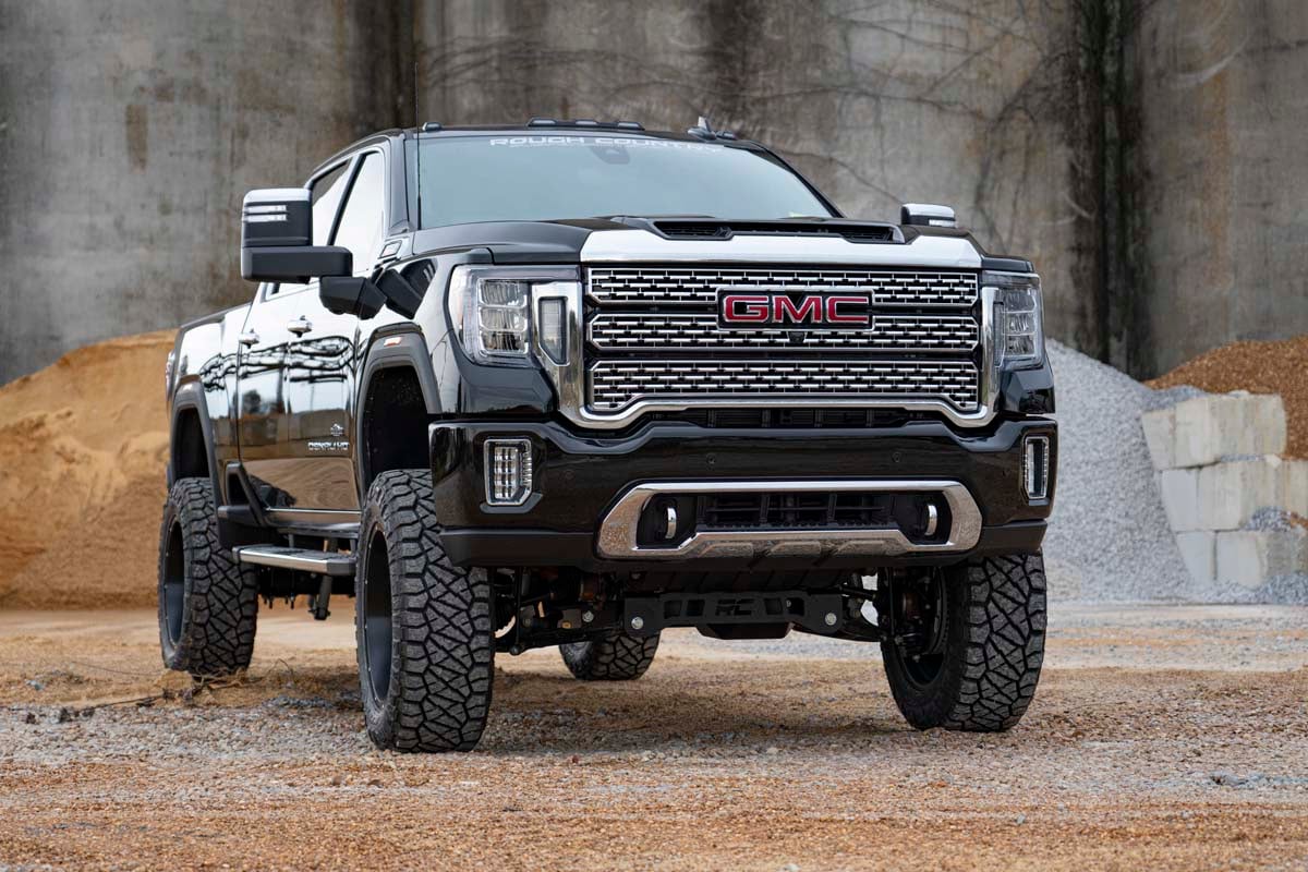 7 Inch Lift Kit NTD w/ Overloads Silverado/Sierra 2500HD/3500HD (20-26) Rough Country-1