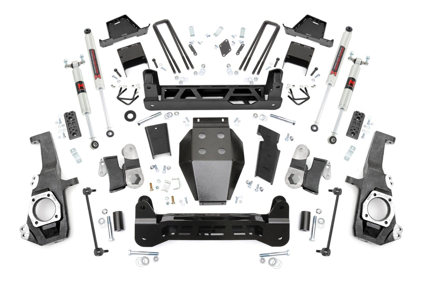 7 Inch Lift Kit NTD M1 w/ Overloads Silverado/Sierra 2500HD/3500HD (20-26) Rough Country