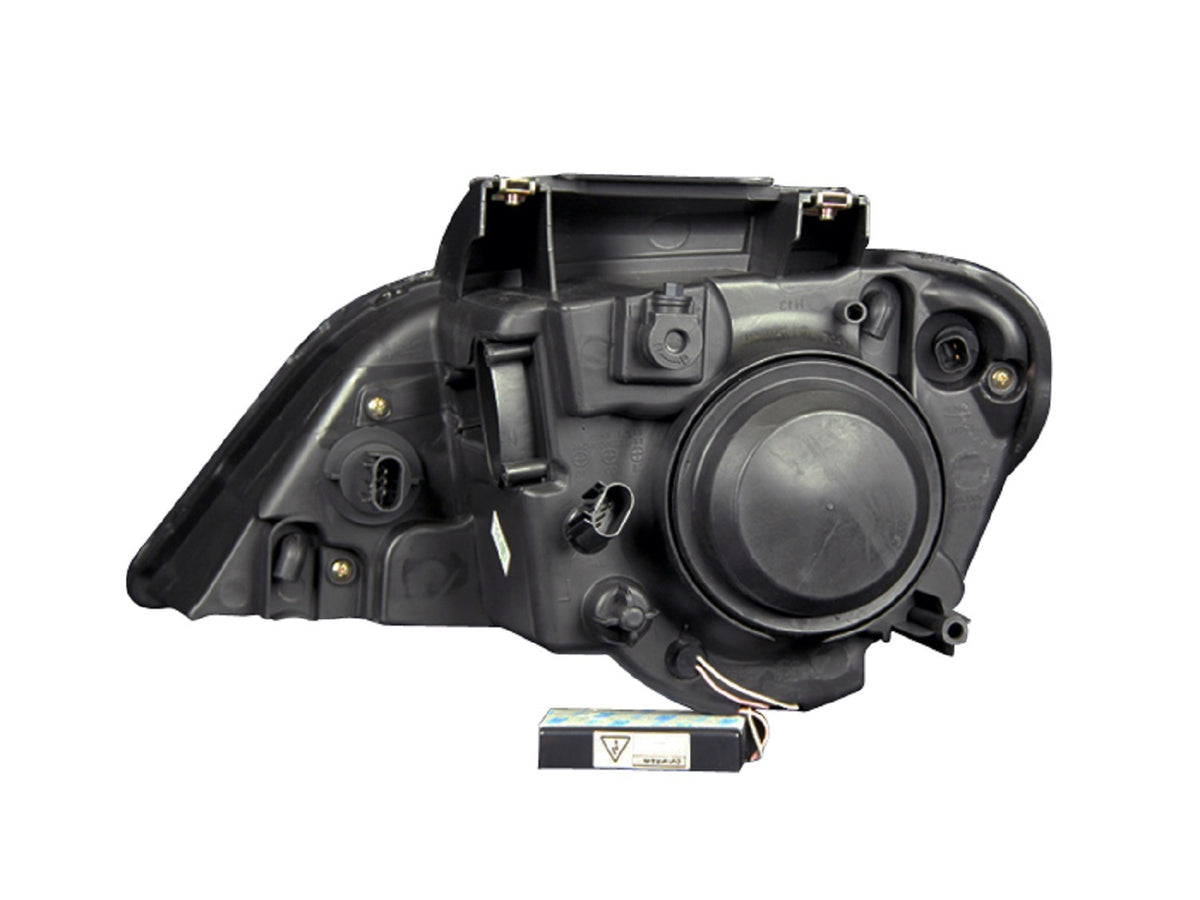 Headlight Set Projector w/Halo Clear Lens Chrome Housing Pair CCFL For Use W/Non HID/Xexon Models Only Does Not Fit Models With Factory HID Bulbs Chrysler Pacifica 2007-2008 AnzoUSA-1