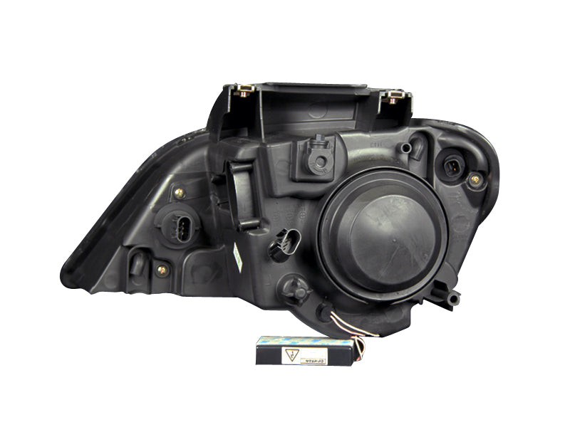 Headlight Set Projector w/Halo Clear Lens Black Housing Pair CCFL For Use W/Non HID/Xenon Models Only Does Not Fit Models With Factory HID Bulbs Chrysler Pacifica 2007-2008 AnzoUSA-1