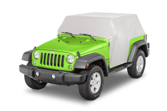 5 Layer Full Door Cab Cover 07-18 Jeep JK Wrangler 2Dr Gray MasterTop