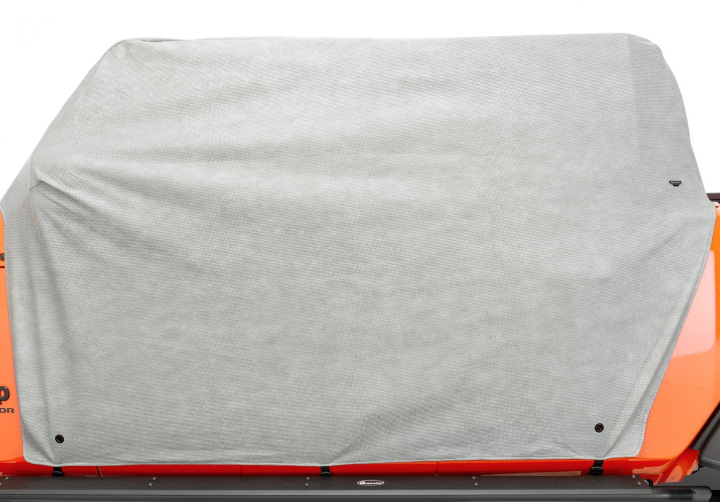 5 Layer Full Door Cab Cover 07-18 Jeep JK Wrangler 4Dr Gray MasterTop-3
