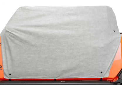 5 Layer Full Door Cab Cover 07-18 Jeep JK Wrangler 4Dr Gray MasterTop-3