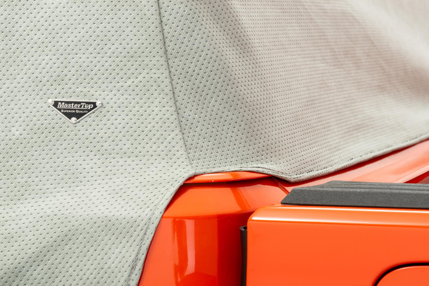 5 Layer Full Door Cab Cover 2020-2024 Jeep JT Gladiator 4Dr Gray (All Top/Top hardware Removed) MasterTop-2