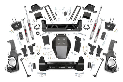 7 Inch Lift Kit Torsion Drop w/ Overloads Silverado/Sierra 2500HD/3500HD (20-26) Rough Country