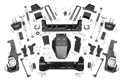 7 Inch Lift Kit Torsion Drop M1 w/ Overloads Silverado/Sierra 2500HD/3500HD (20-26) Rough Country