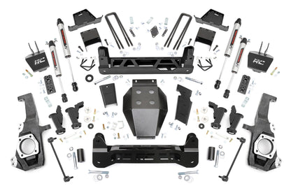 7 Inch Lift Kit Torsion Drop V2 w/ Overloads Silverado/Sierra 2500HD/3500HD (20-26) Rough Country